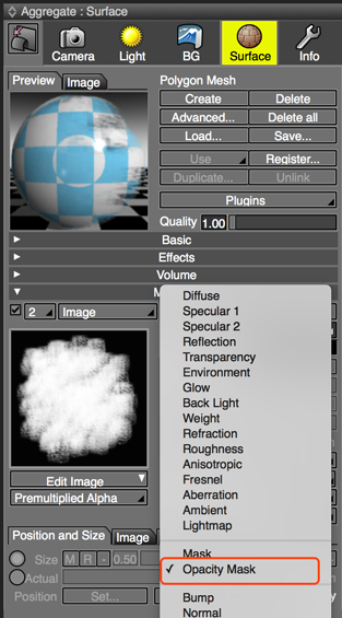 twinmotion opacity mask